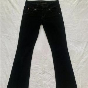 Hudson Women's Corduroy Pants Black Flare Size 26
